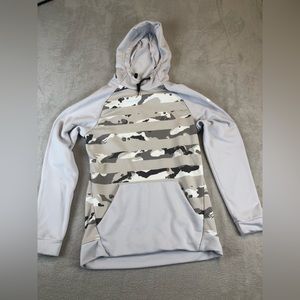 Nike Dri-fit Men’s Sweatshirt Grey And Camo Size small
